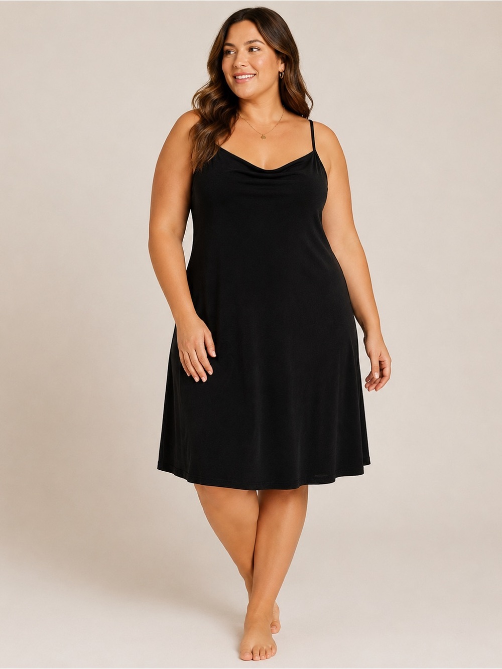 Joseph Ribkoff Black Midi Slip Dress